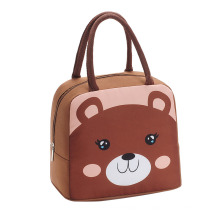 Fashion Oxford Customized Cartoon Bear School Lunch Bag Kids Lunch Bag Insulated Lunch Bag with Zipper